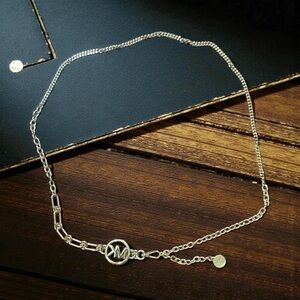 Michael Kores Gold chain belt with Monogram